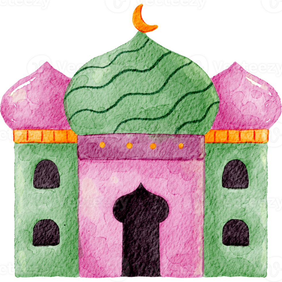 Mosque icon in the months of Ramdhan and Eid al-Fitr png