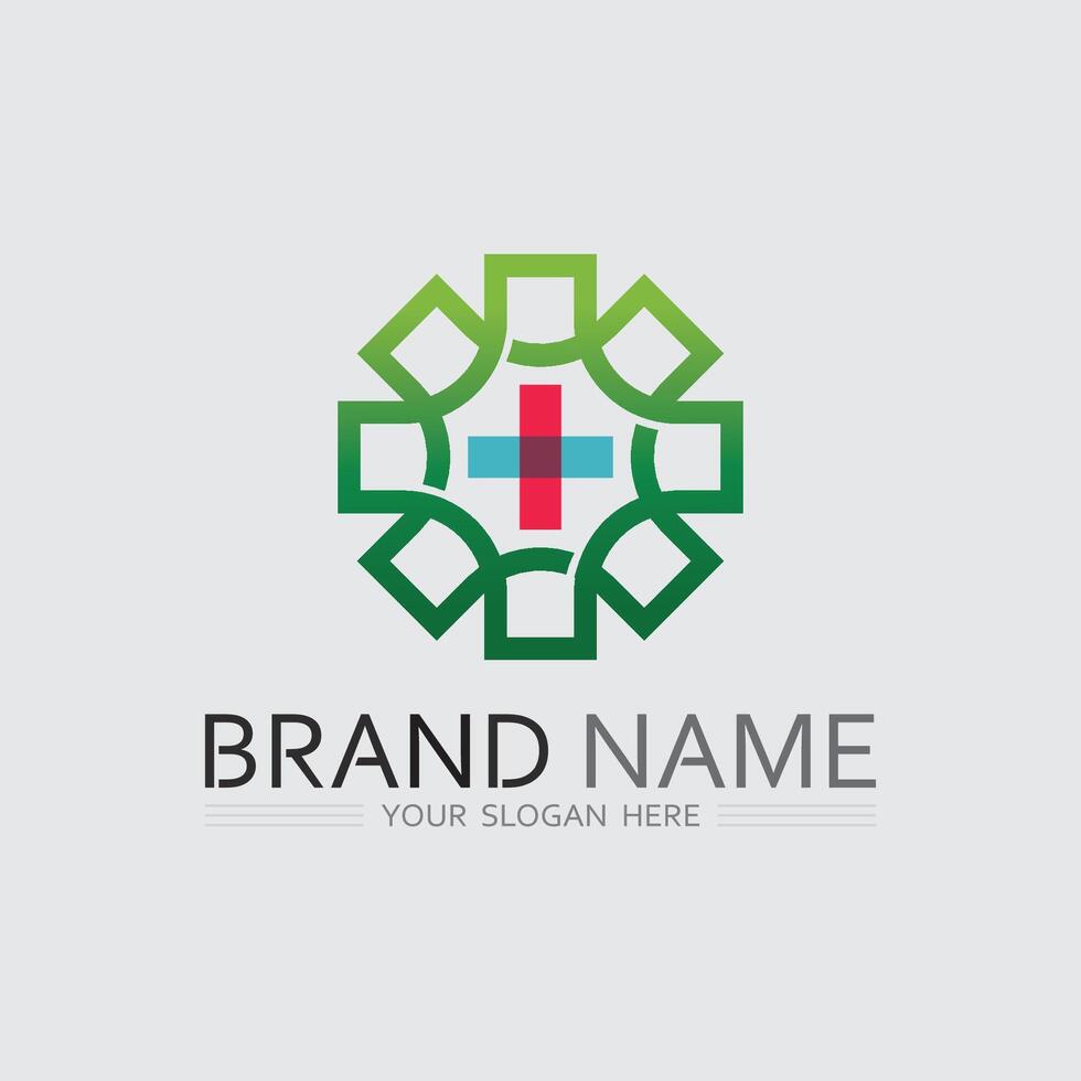 Business icon and logo design graphic cross icon vector