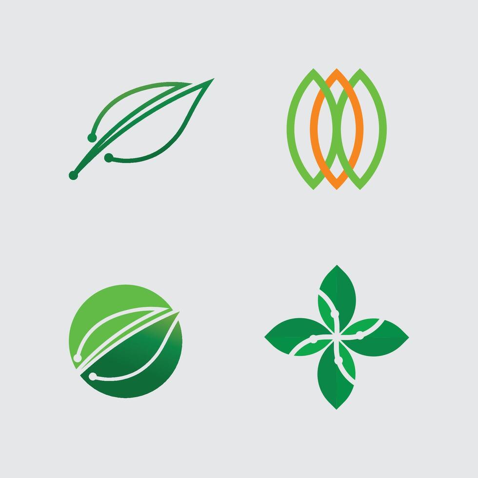 Tree logo icon illustration design nature logo vector