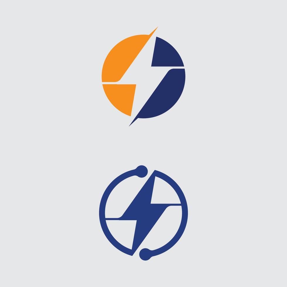 O ring logo business and circle logo design energy vector