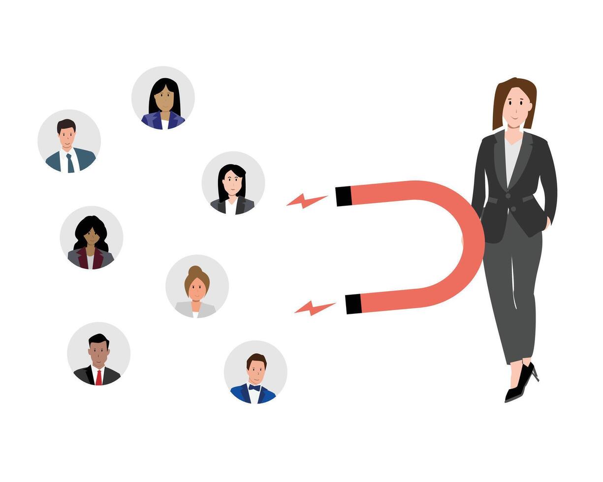 employer of choice is an company which are attractive to candidates and current employees vector