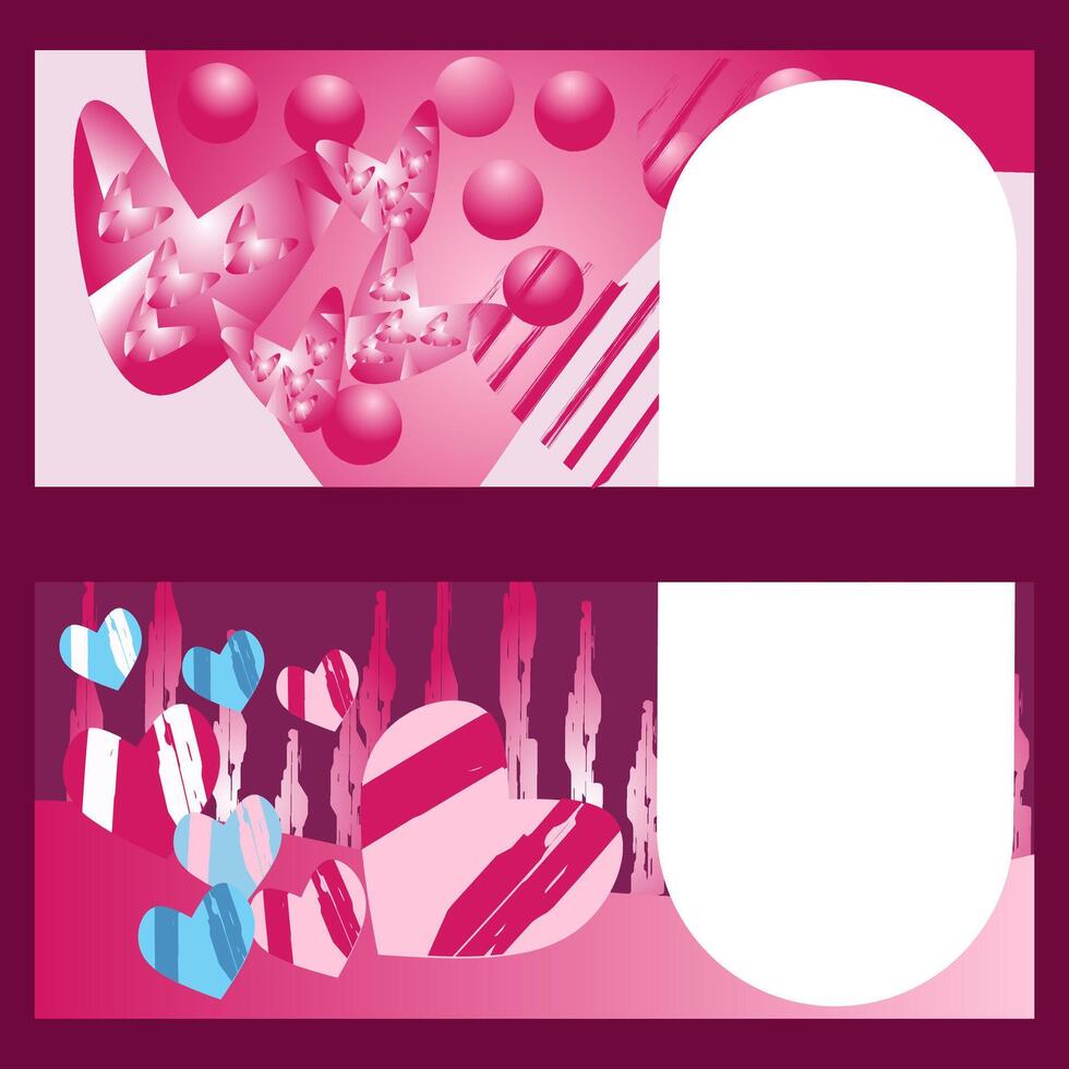 Valentine day background vector
