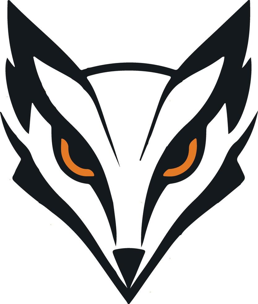 The logo for the team is a black and white fox head vector