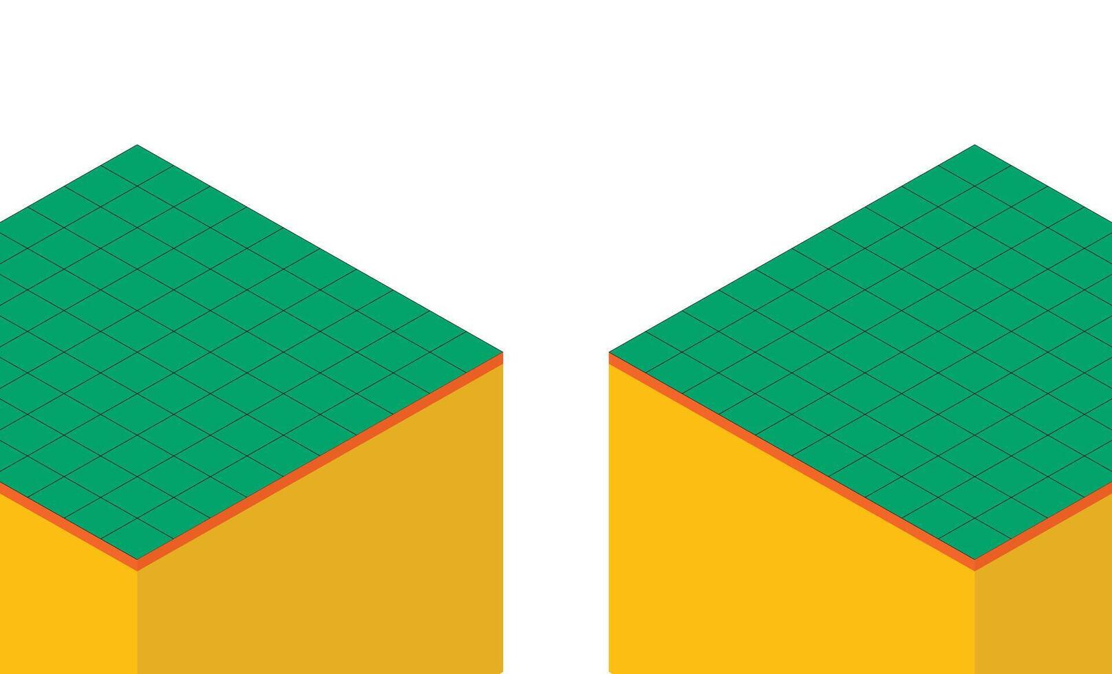 Illustration background block grid retro vector
