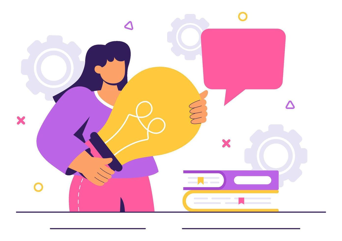 Office Team Members Enhancing Soft Skills such as Leadership and Collaboration vector