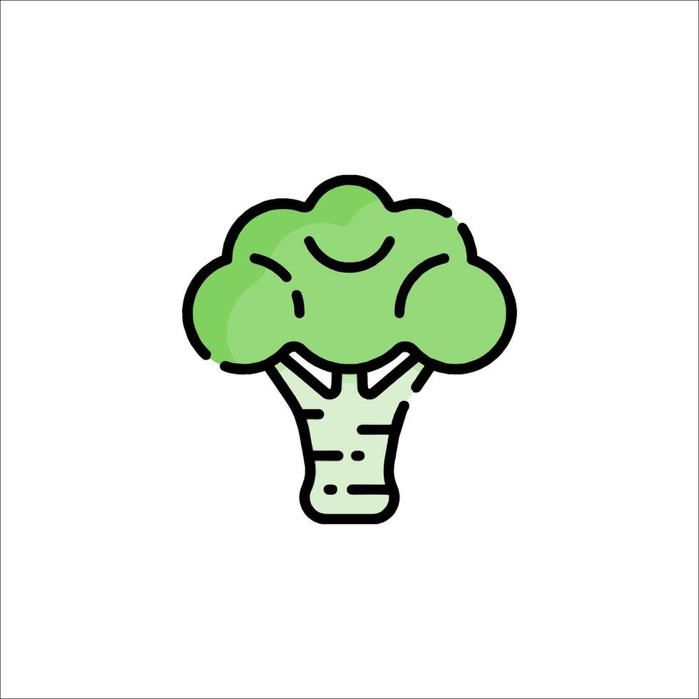 Broccoli icon illustration vector