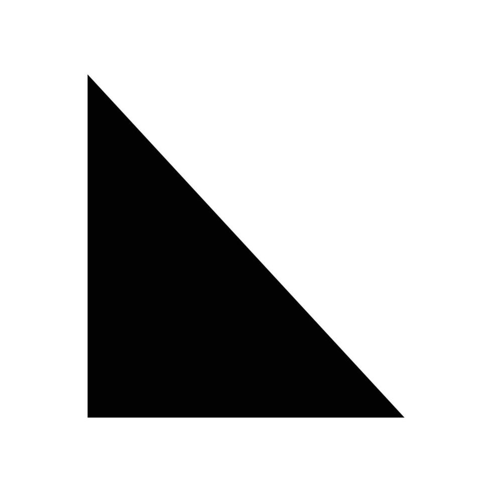 black right triangle vector