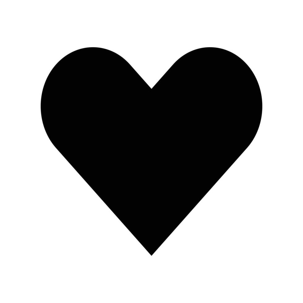 Heart shape design vector