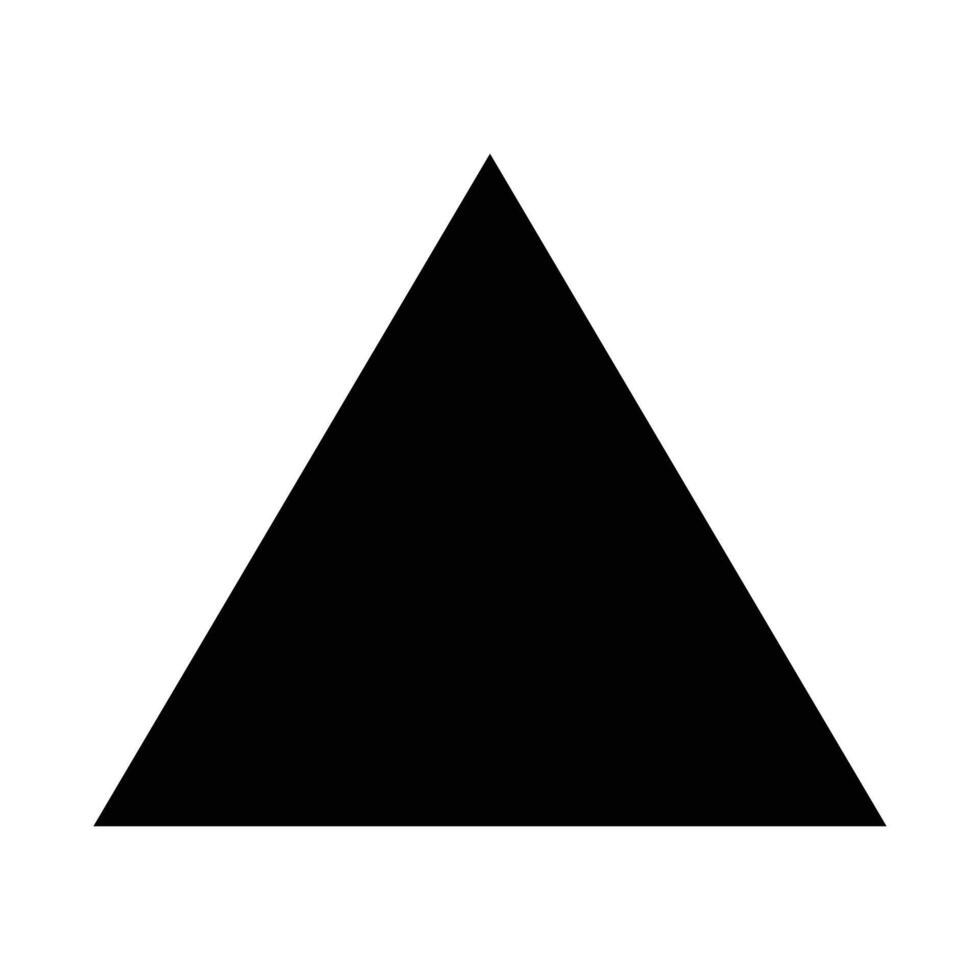 abstract triangle isolated vector