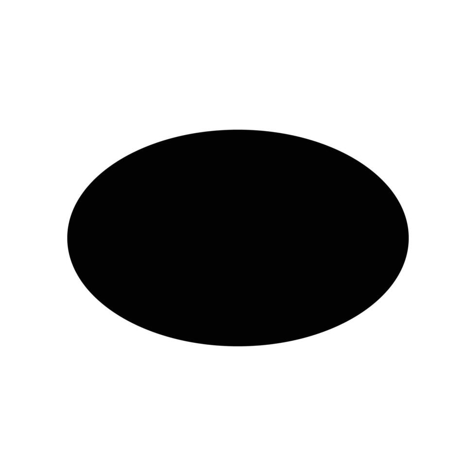 ellipse shape design vector