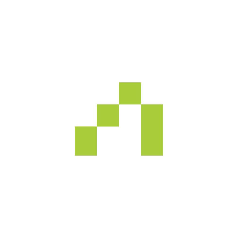 letter d staircase graphic chart finance logo vector