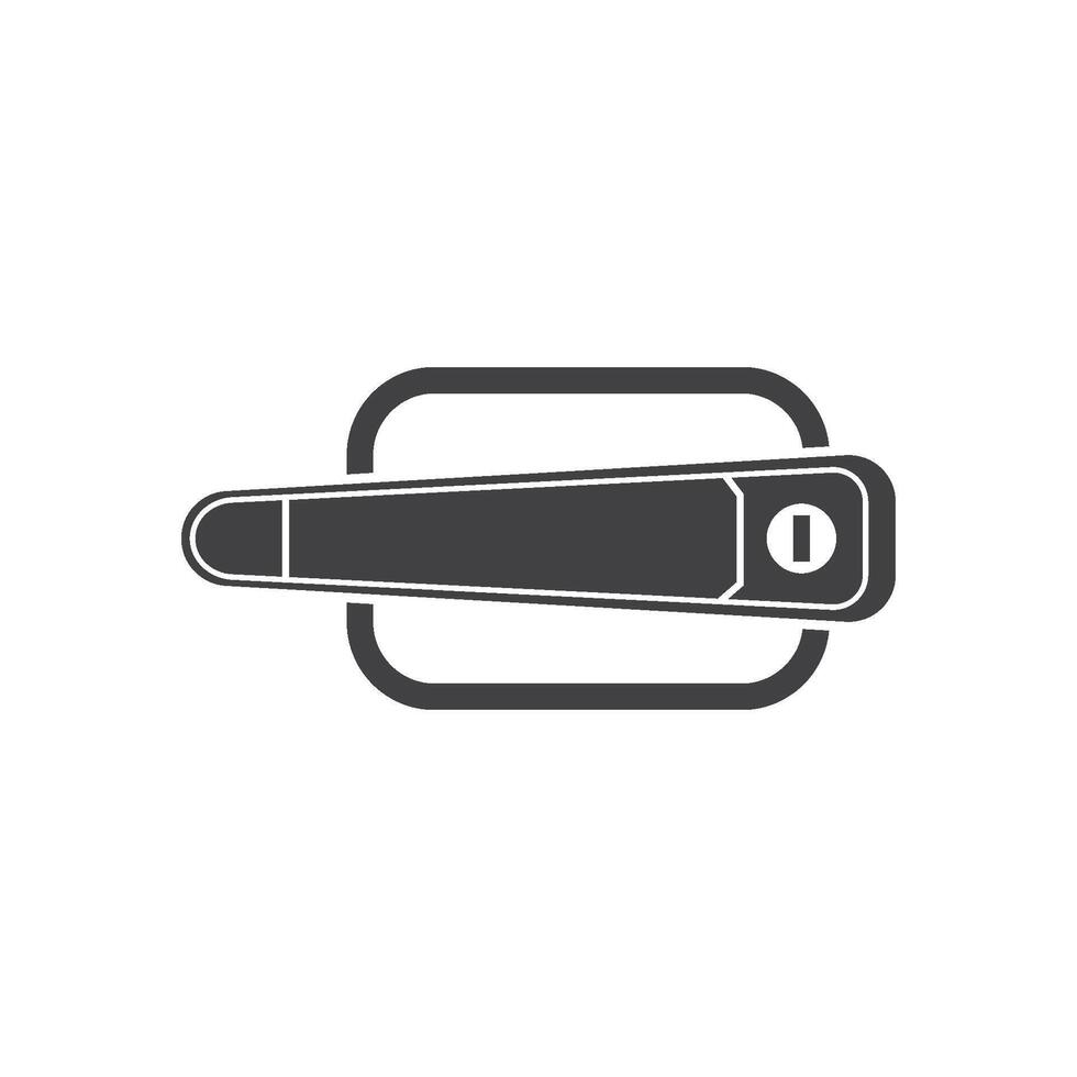 a door handle icon vector