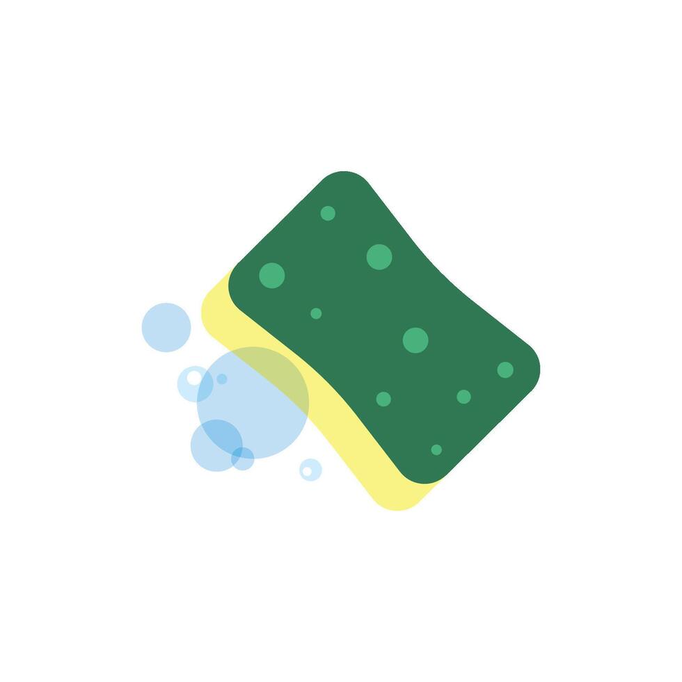 cleaning sponge icon vector