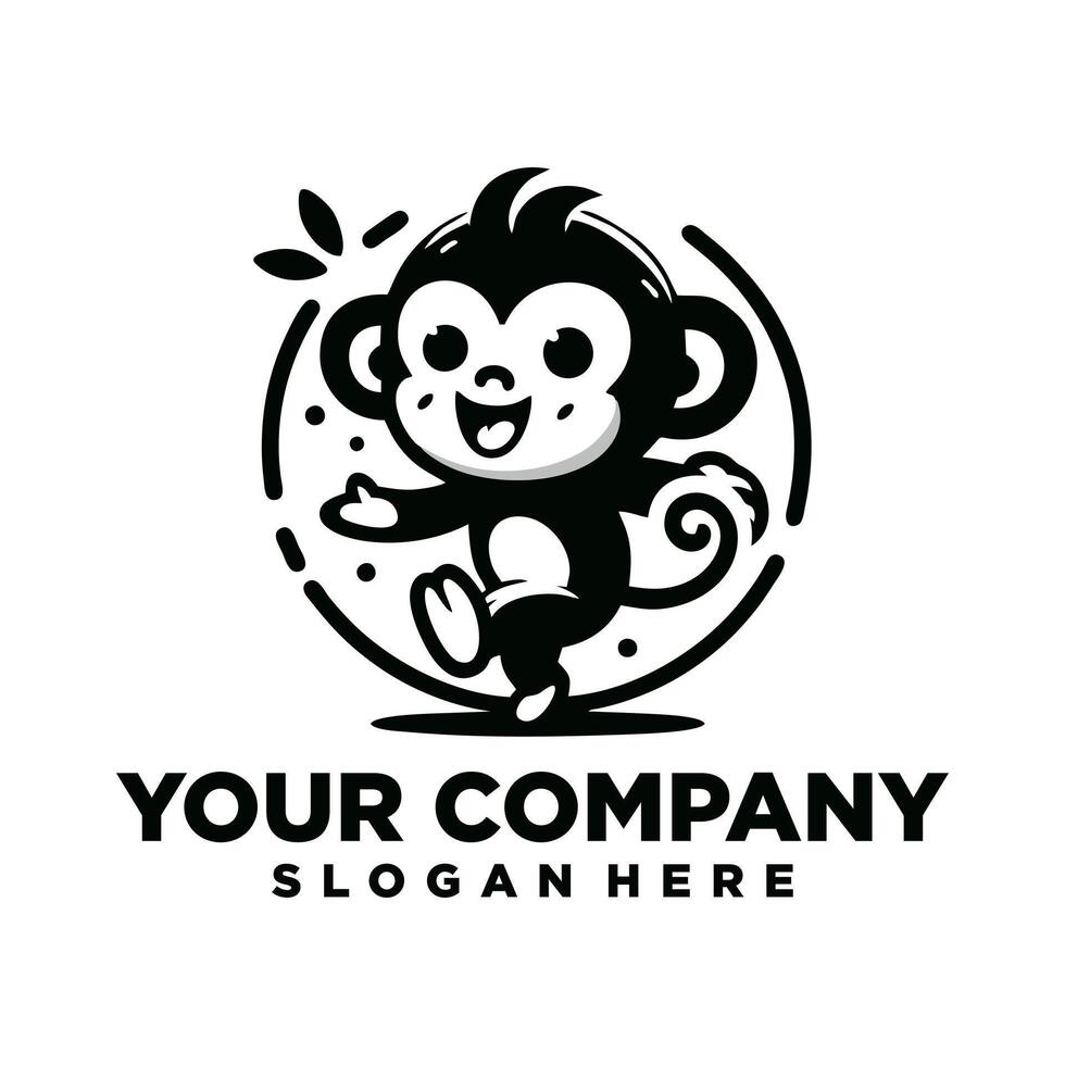 monkey logo design inspirations vector