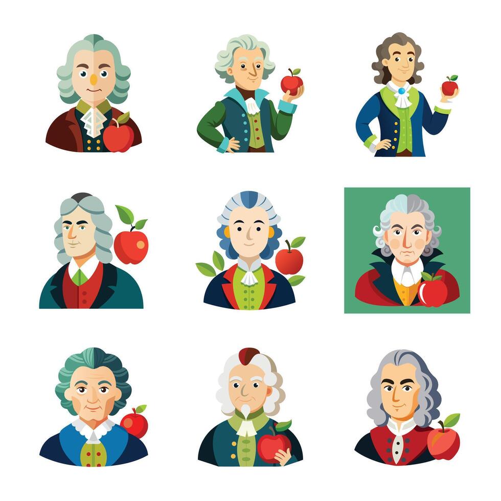 Scientist character on white vector