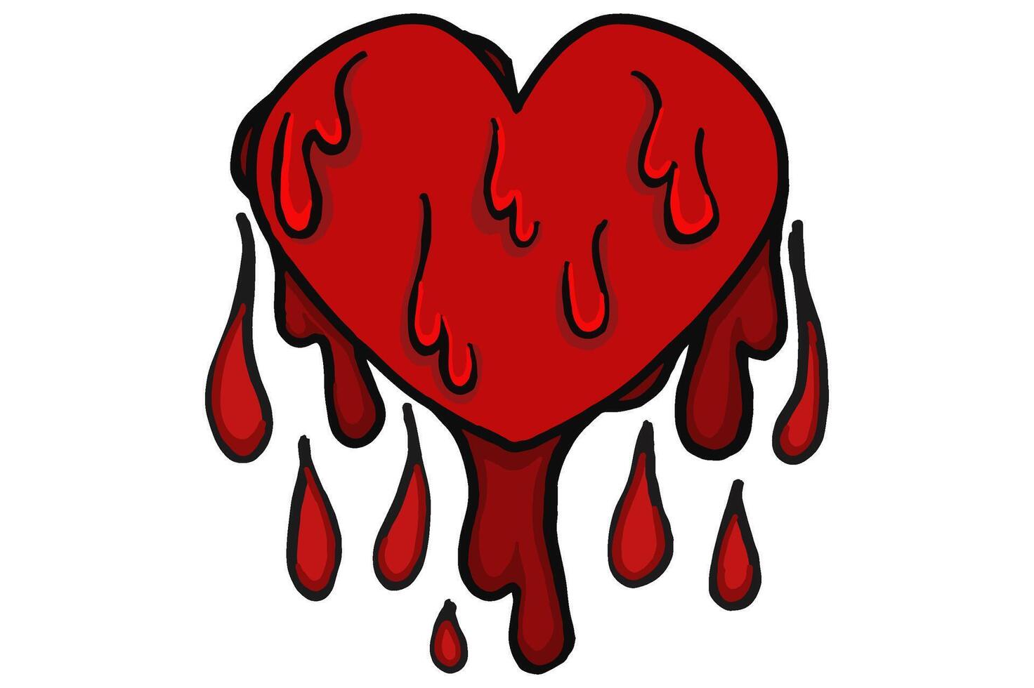 A Heart Melting for Valentine's Event vector