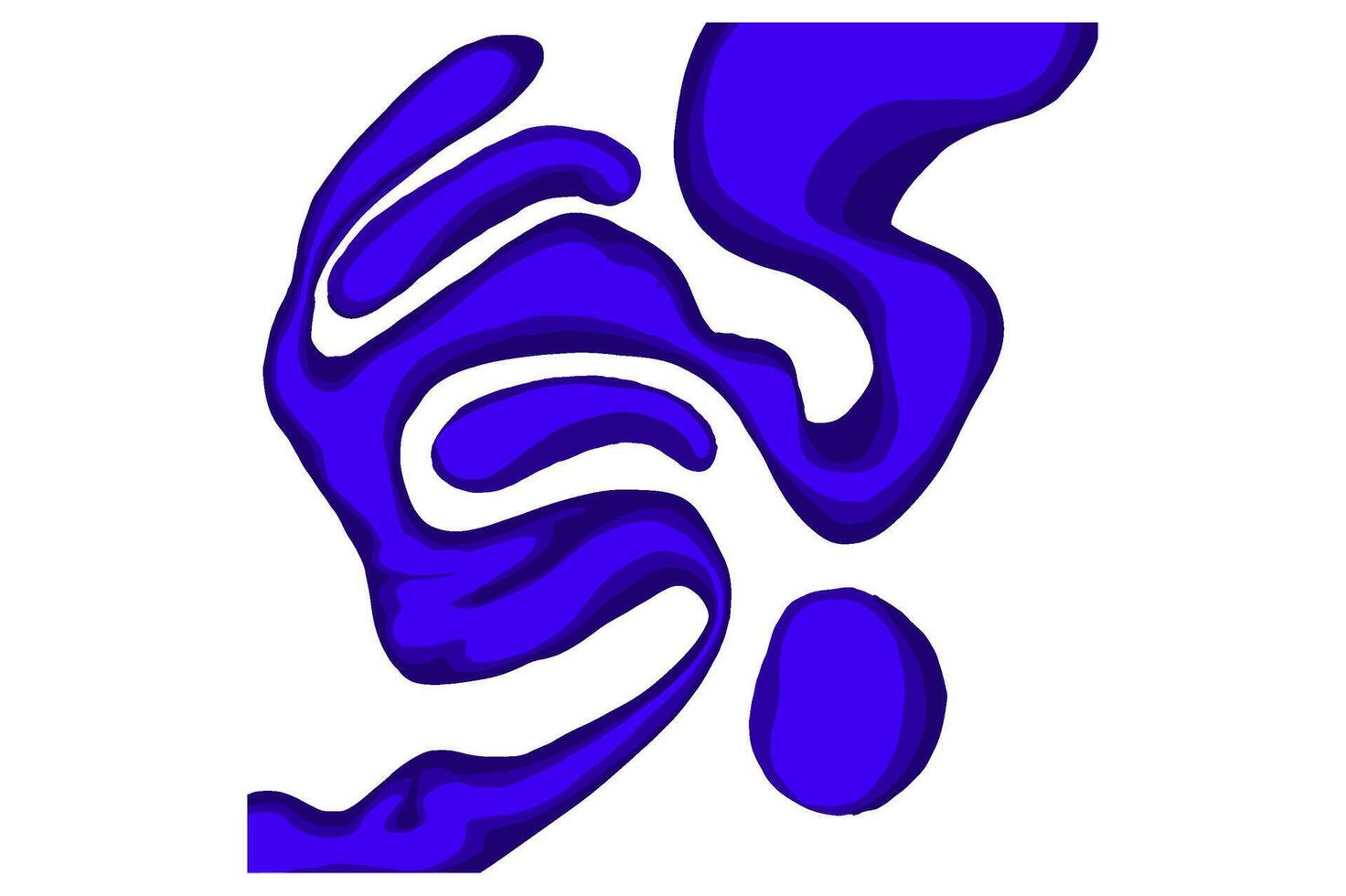 Fluid Wave Abstract Design vector