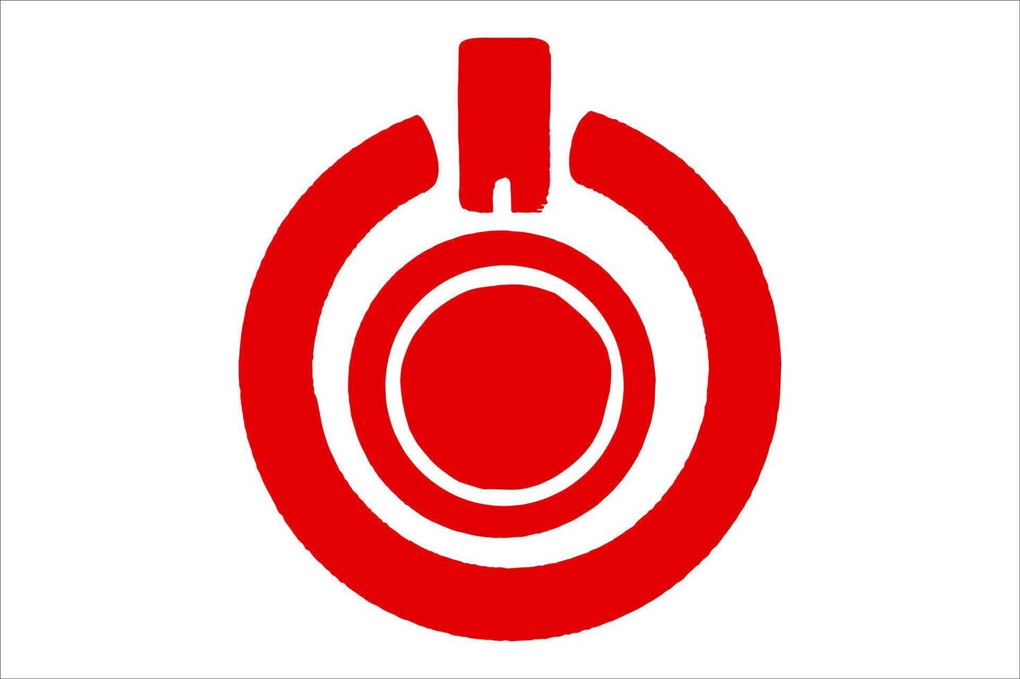 Power Button Symbol for Electronics vector