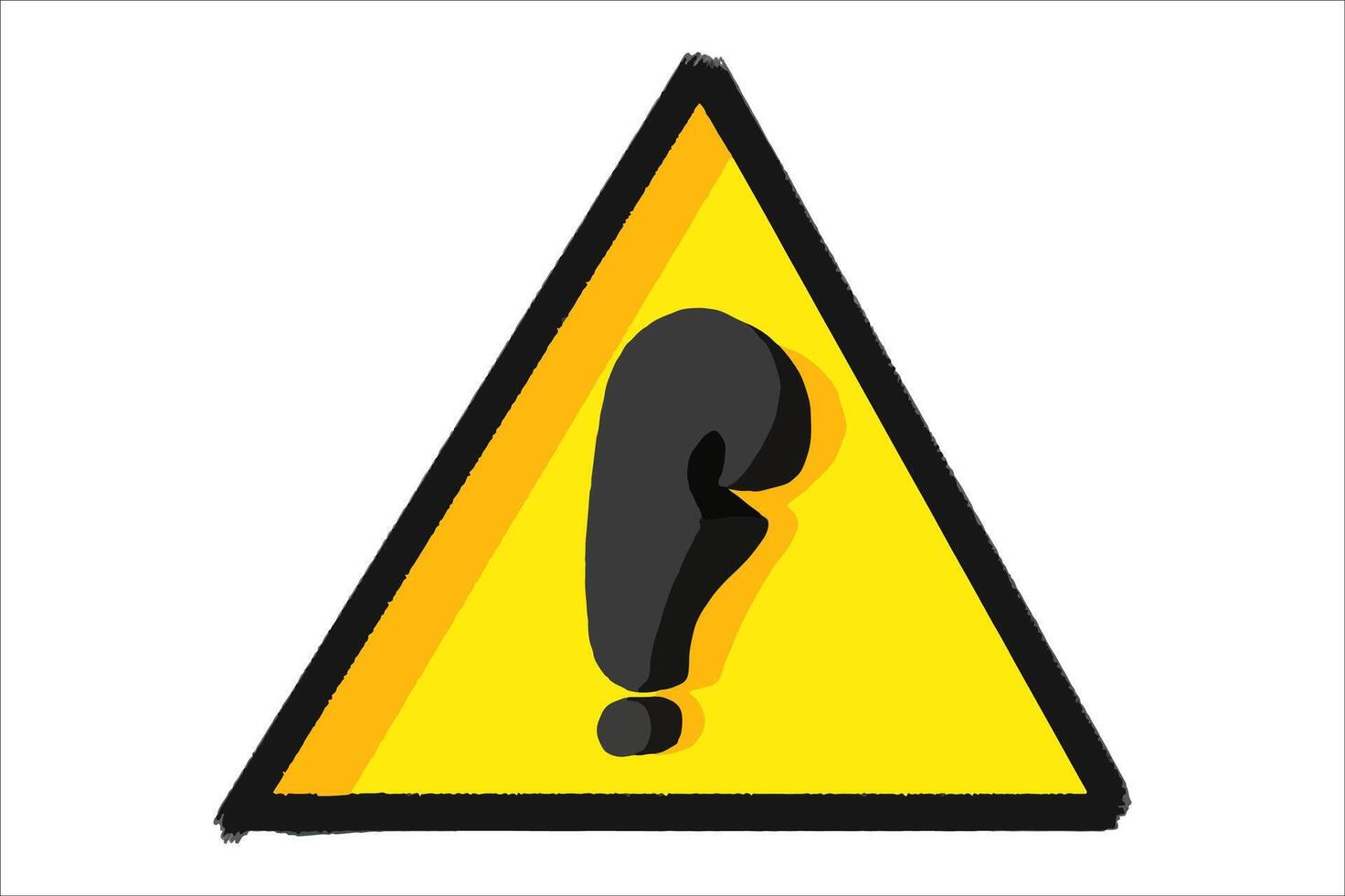 Warning Sign with Exclamation Mark Danger Symbol vector