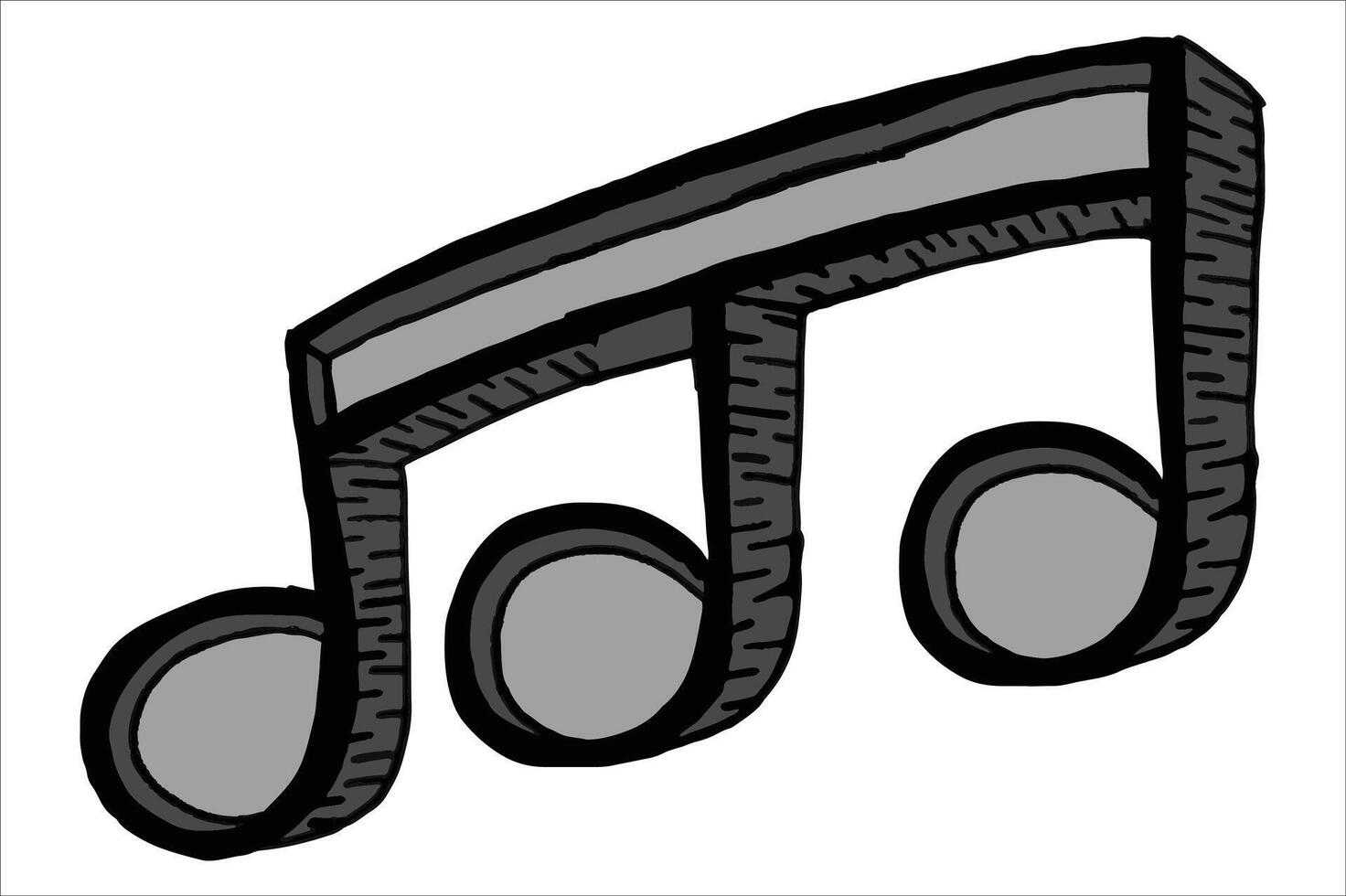 Musical Note Symbol Art vector