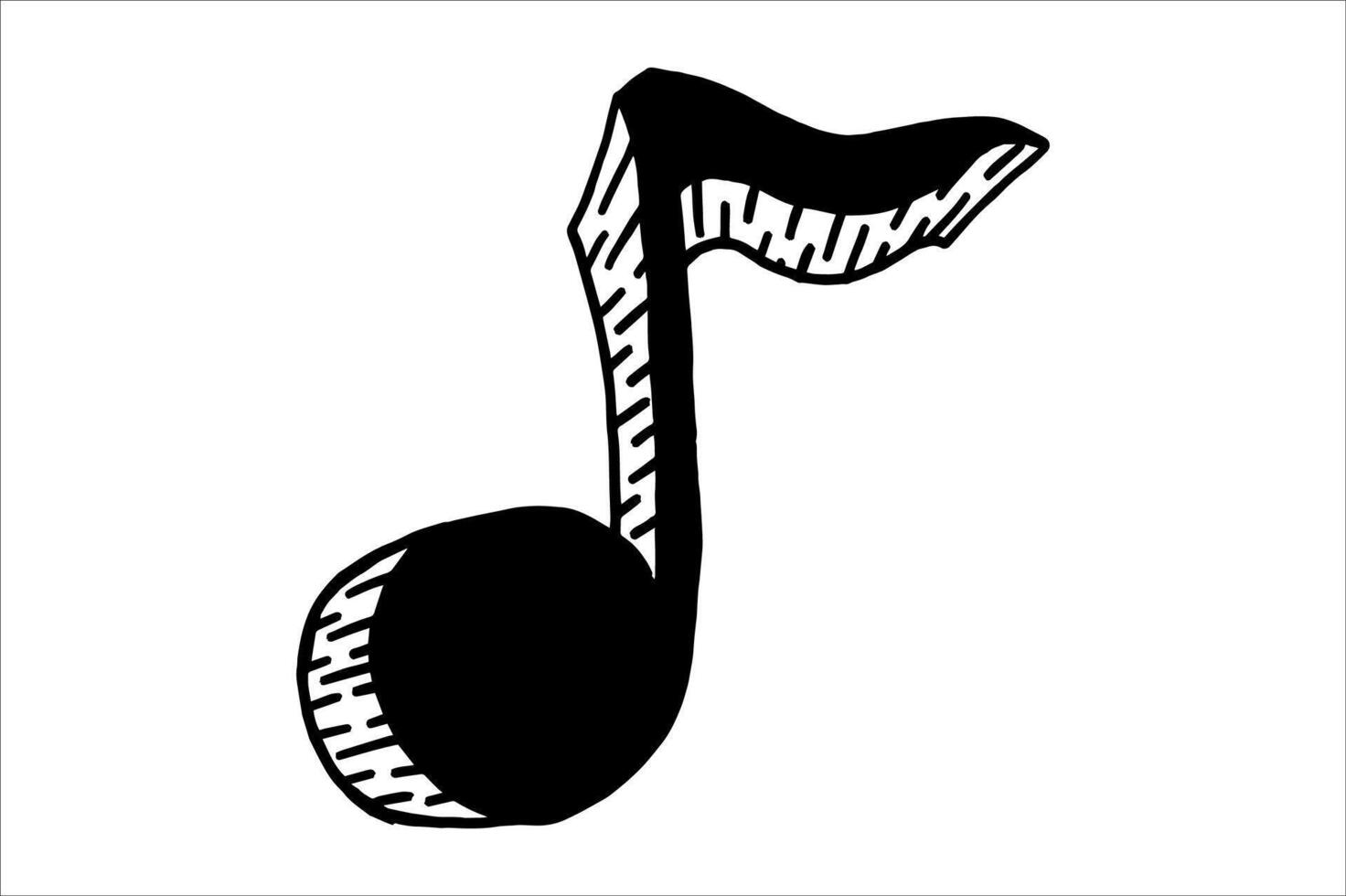 Stylish Musical Symbol Artwork vector