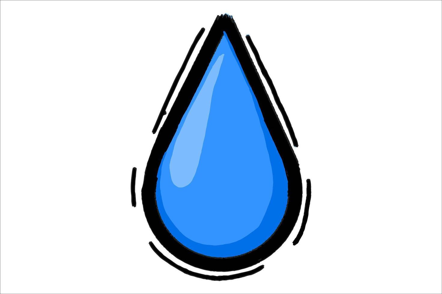 A Single Drop of Water vector