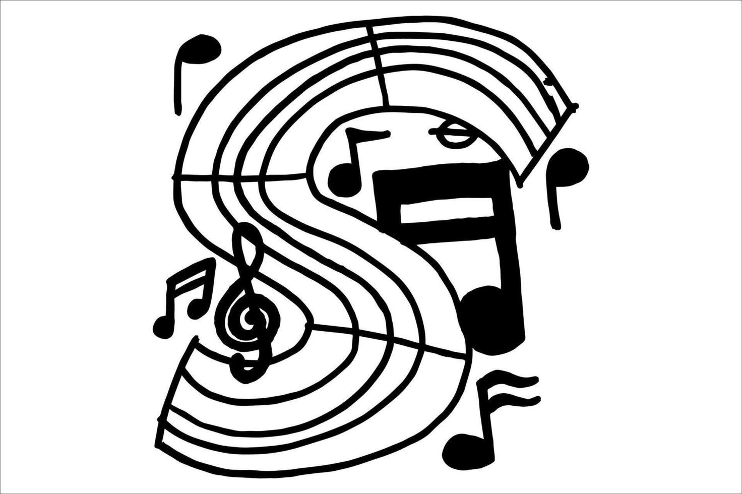 Creative Music Note Decorations vector
