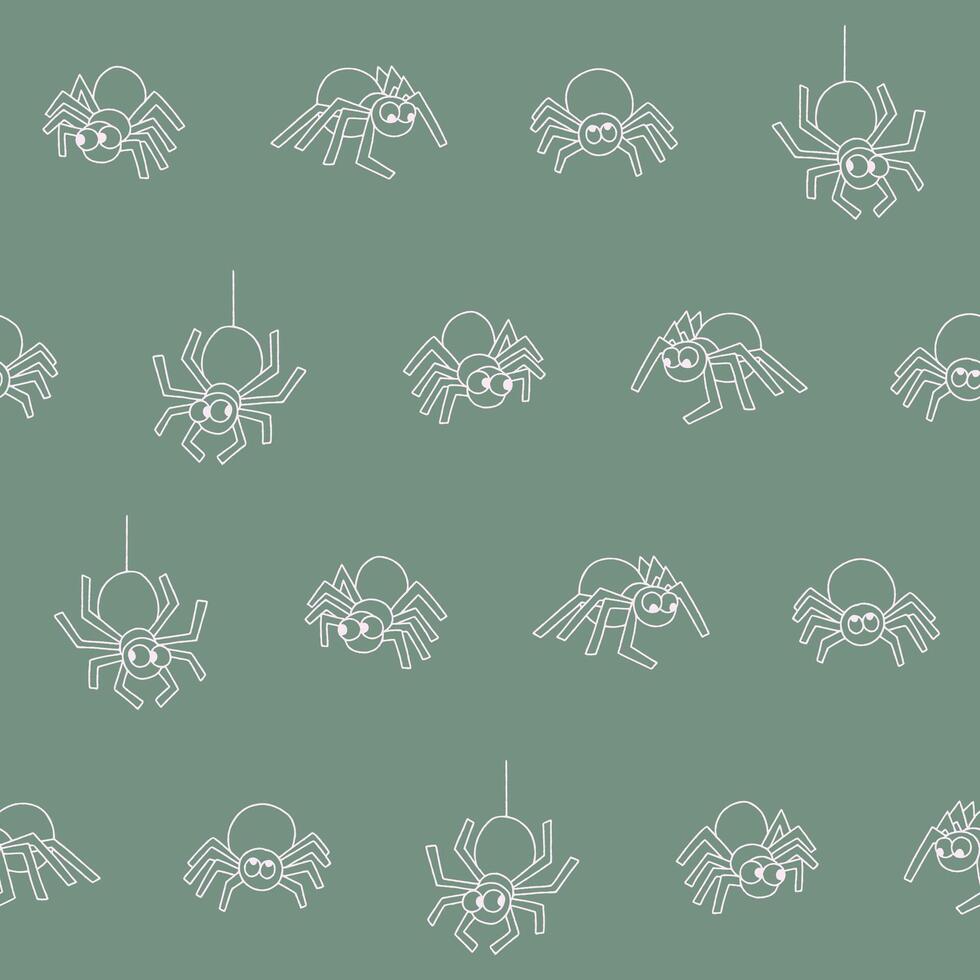 Outline Spider Seamless Pattern Background for Print Fabric Surface Fashion Wrapping vector