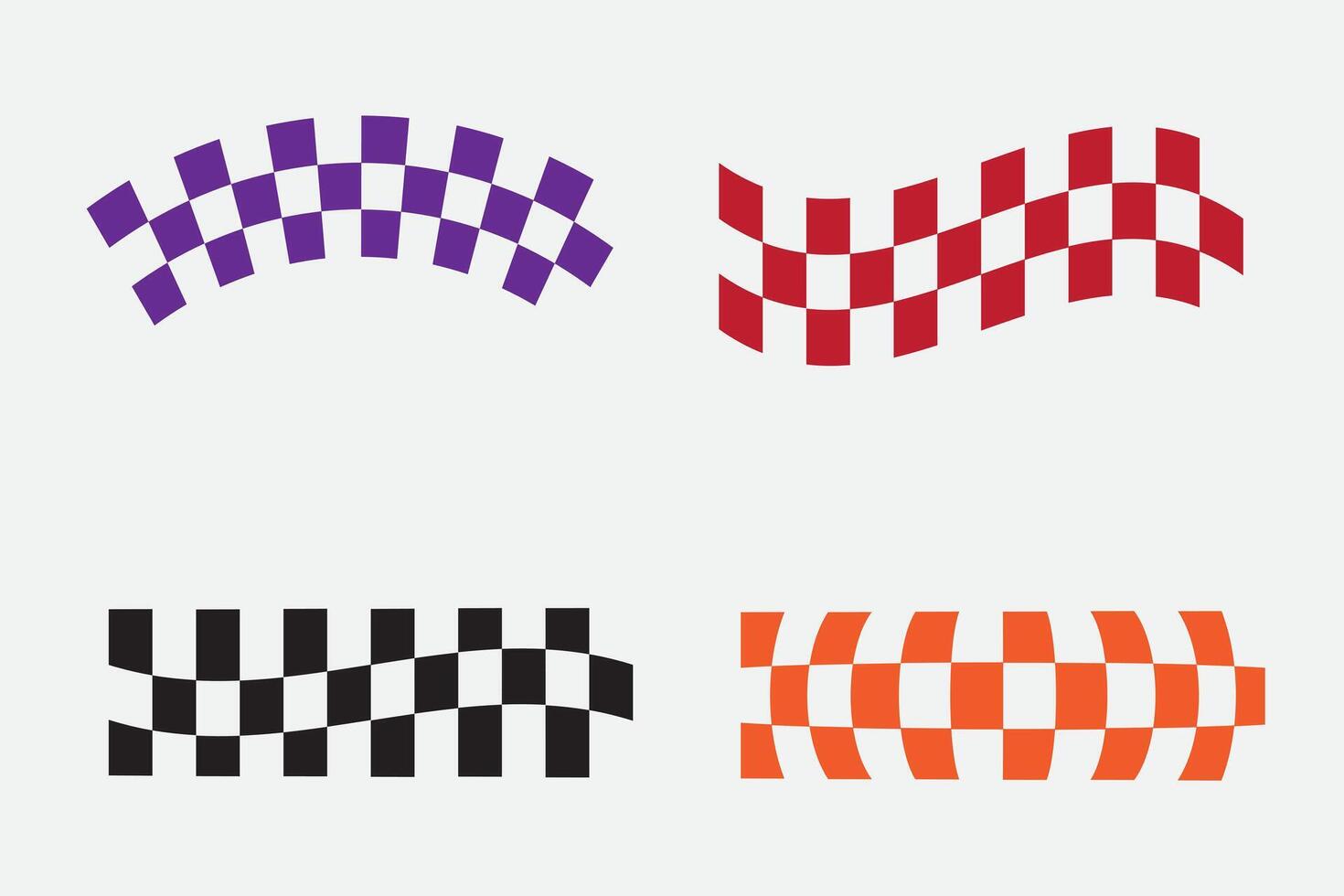 set of checkerboard good for sticker, decal, y2k element, streetwear element, etc vector