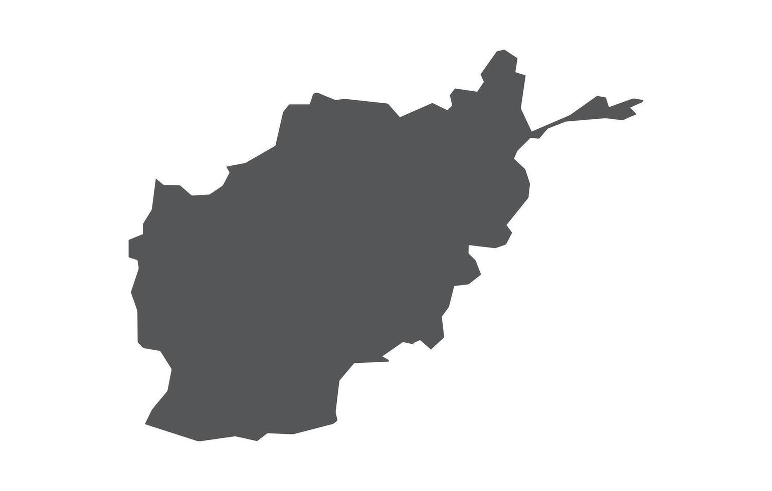 A Map of the country of Afghanistan vector