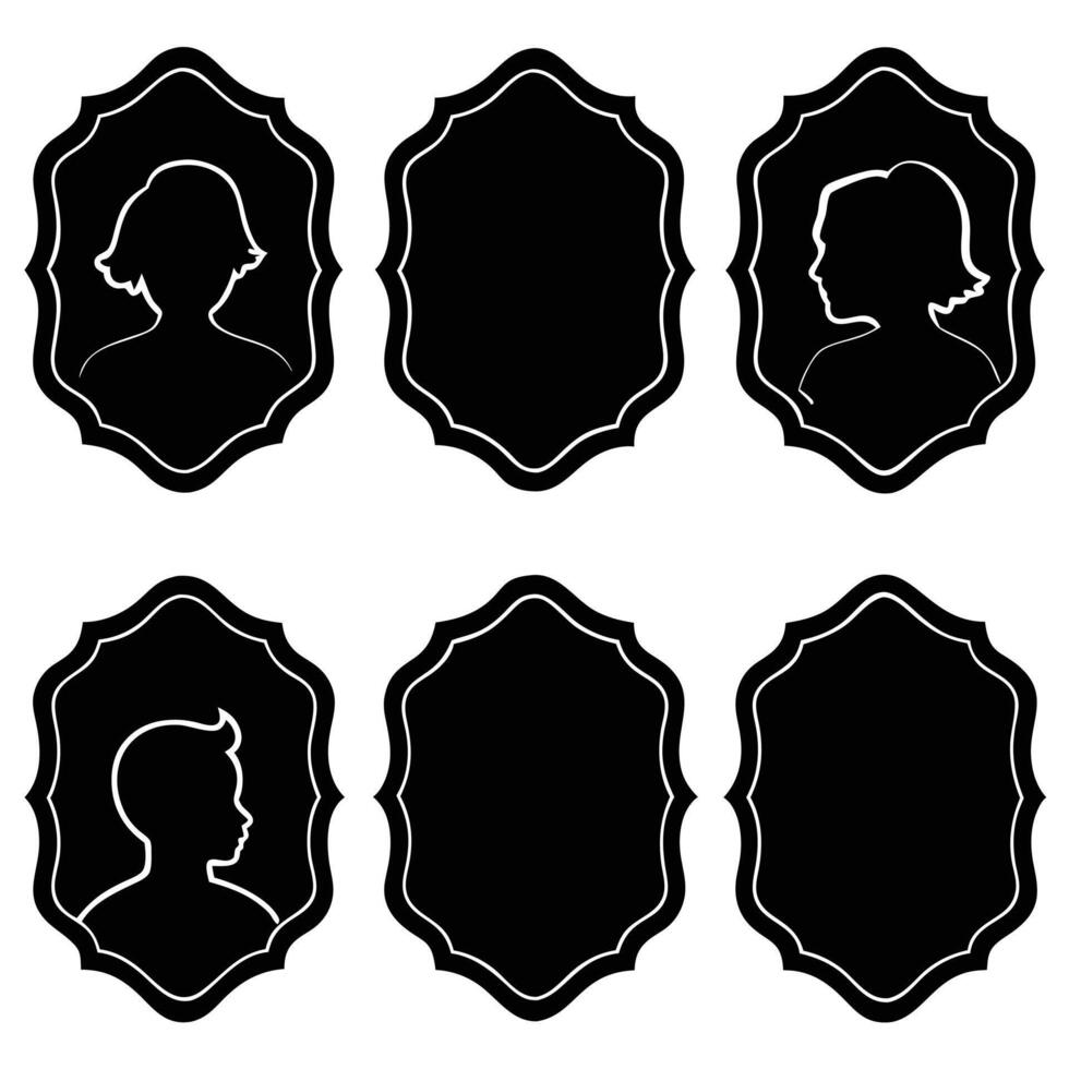 Simple and Elegant Cadre Frames vector