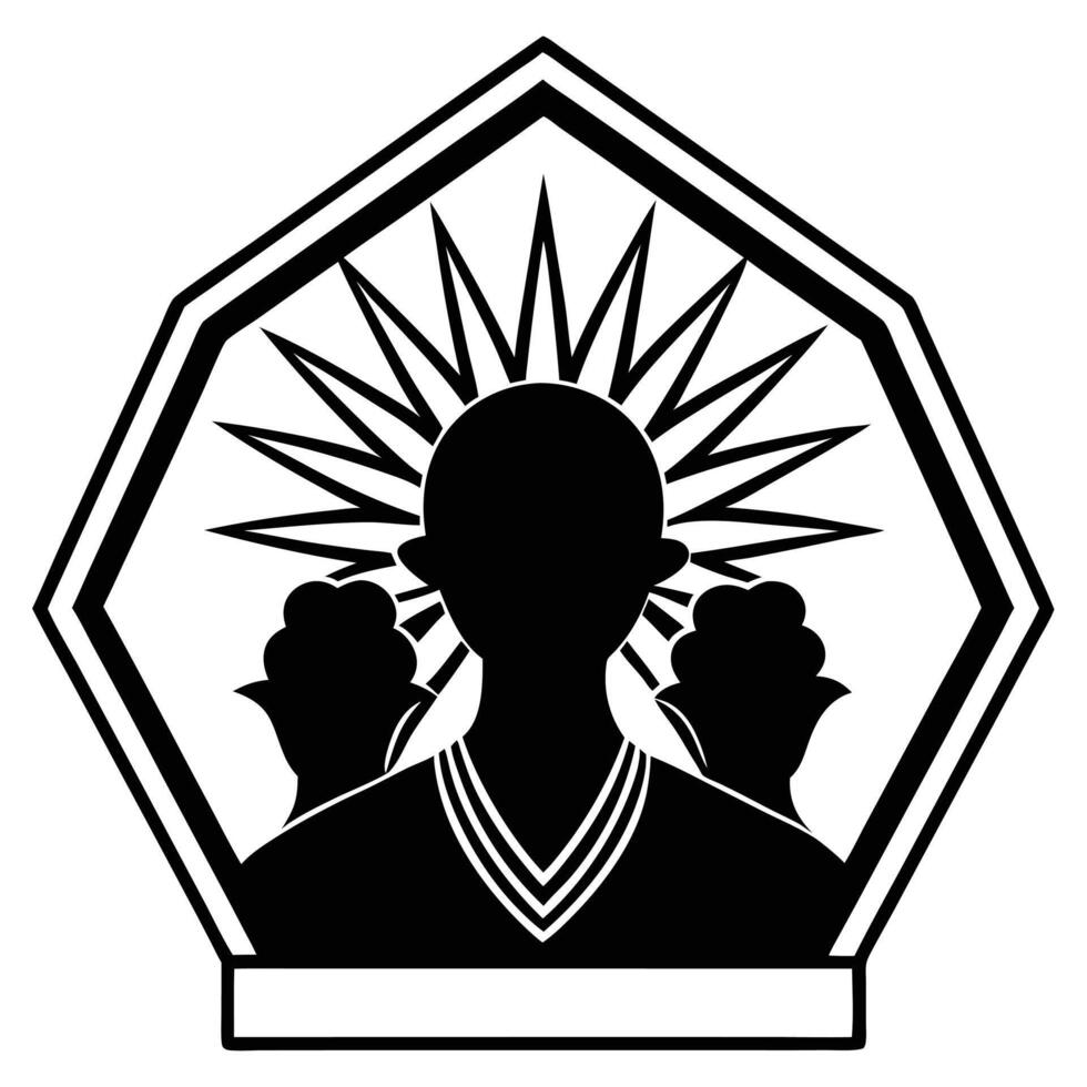 Stylish Cadre Silhouette Assortment vector