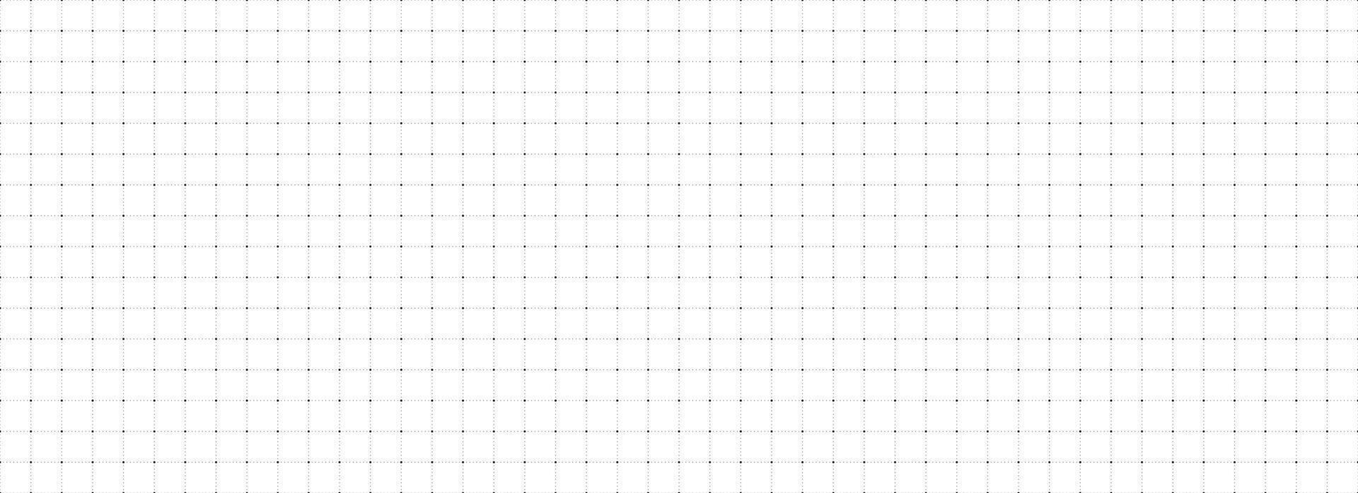 Planer page with dotted grid. Seamless checkered paper texture. Retro bullet journal notebook background. Simple square graph pattern. School math sheet wallpaper. Repeating workbook template vector