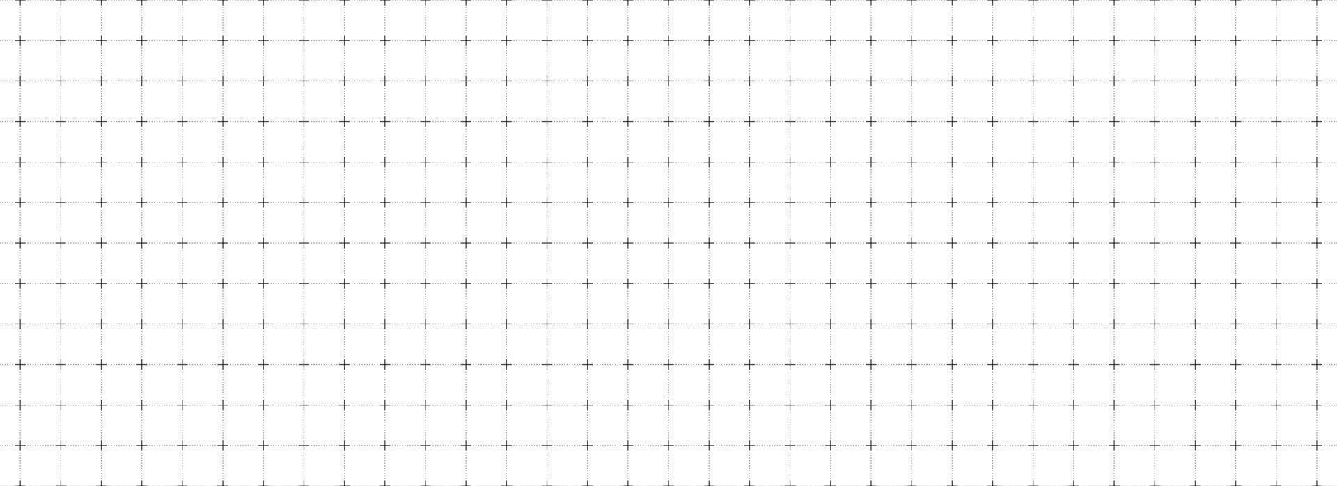 Planer page with dotted grid. Seamless checkered paper texture. Retro bullet journal notebook background. Simple square graph pattern. School math sheet wallpaper. Repeating workbook paper vector