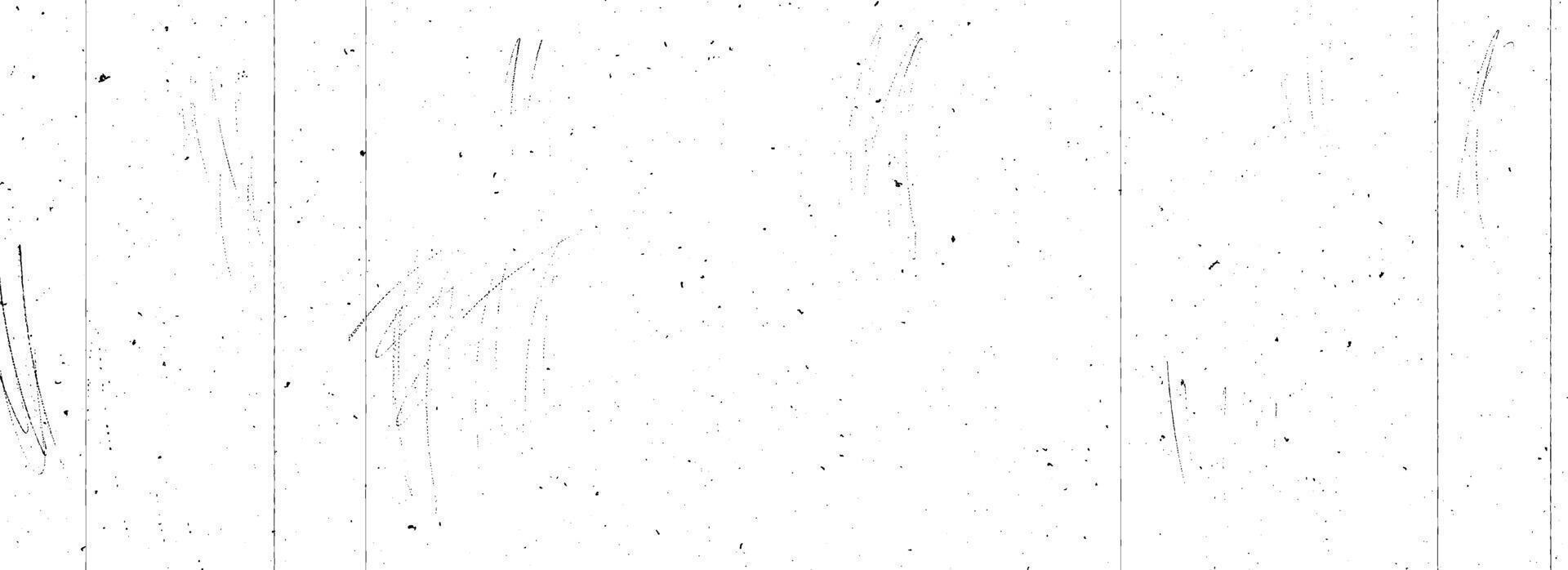 Scratched dusty old texture. Aged grain film overlay. Rough dirty dotted backdrop. Grainy grunge photo filter background. Black particles, fibers and flecks wallpaper. Damaged filter template. vector