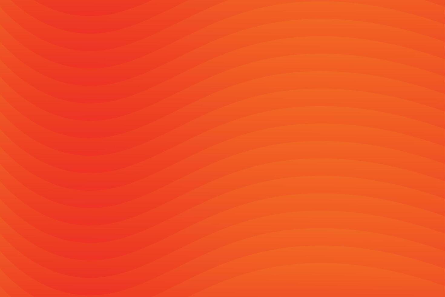 Orange red abstract background with smooth wavy shape effect banner. vector
