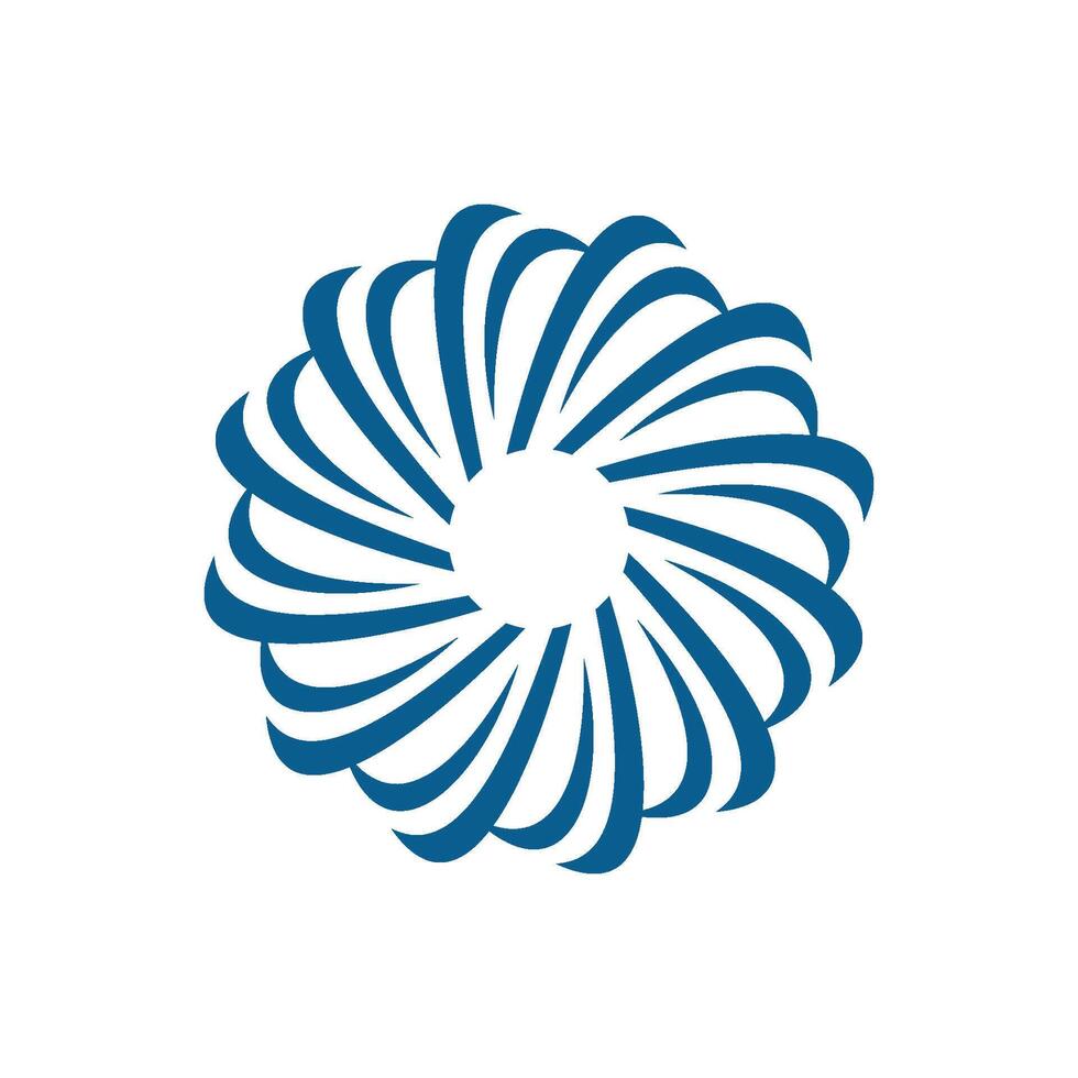 Circle Flower Pattern Logo Template Illustration Design. EPS 10. vector