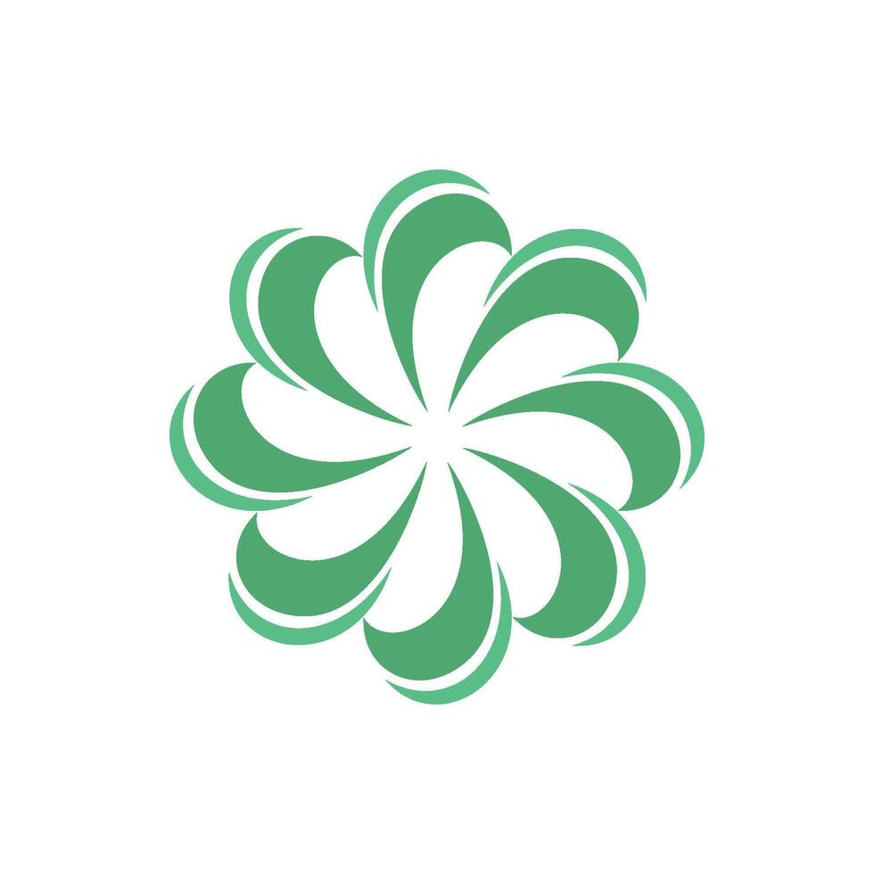 Propeller Flower Pattern Logo Template Illustration Design. EPS 10. vector