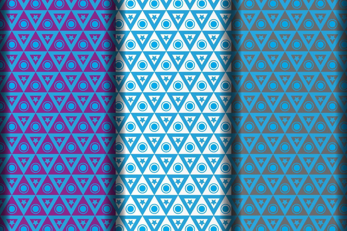 Customize seamless pattern design template. vector