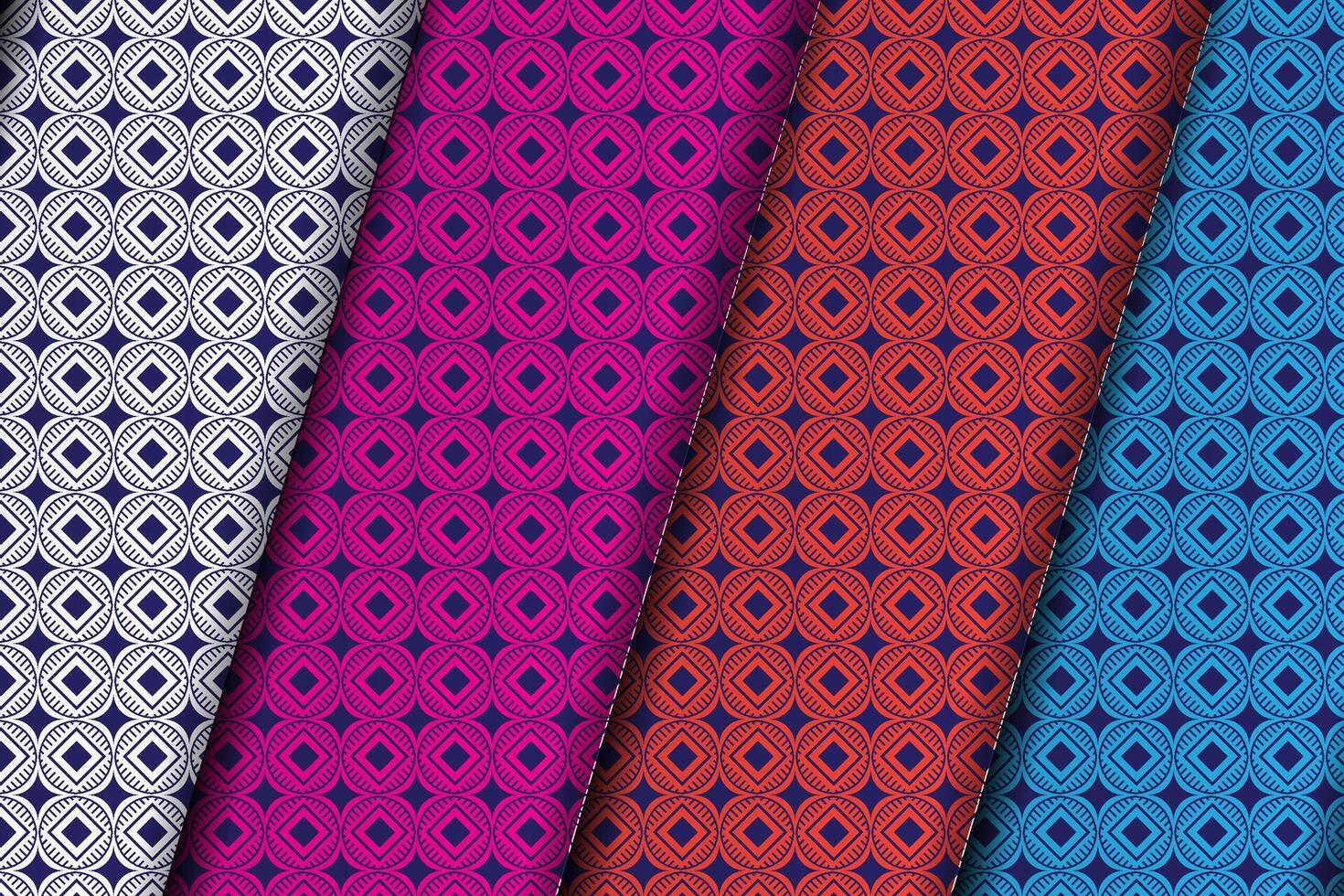 Square style seamless pattern design. vector