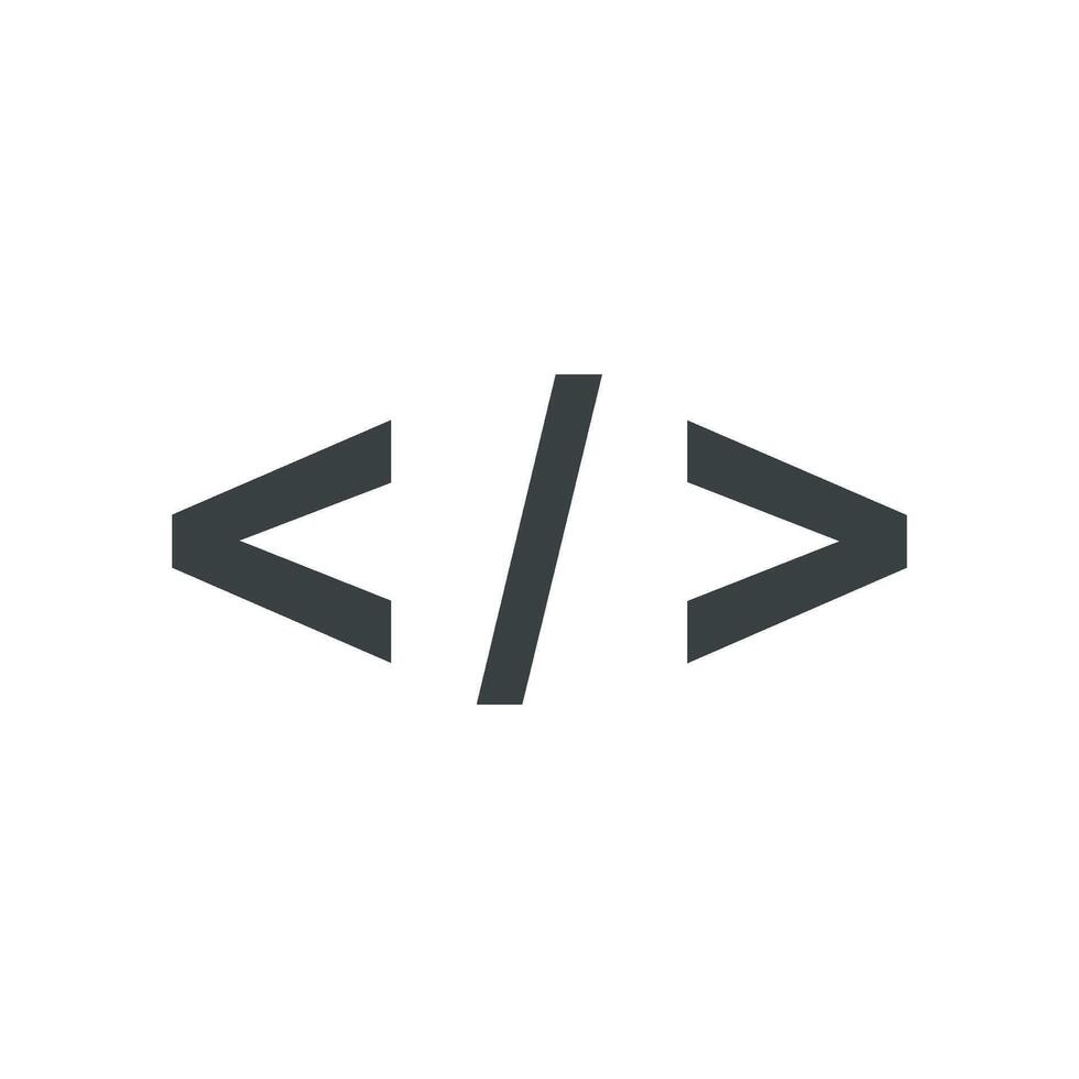 Coding Icon Logo Template Illustration Design. EPS 10. vector