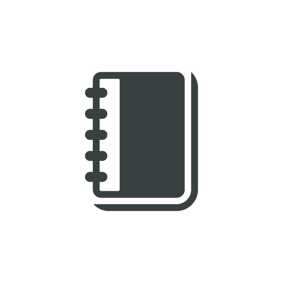Journal Book Icon Logo Template Illustration Design. EPS 10. vector
