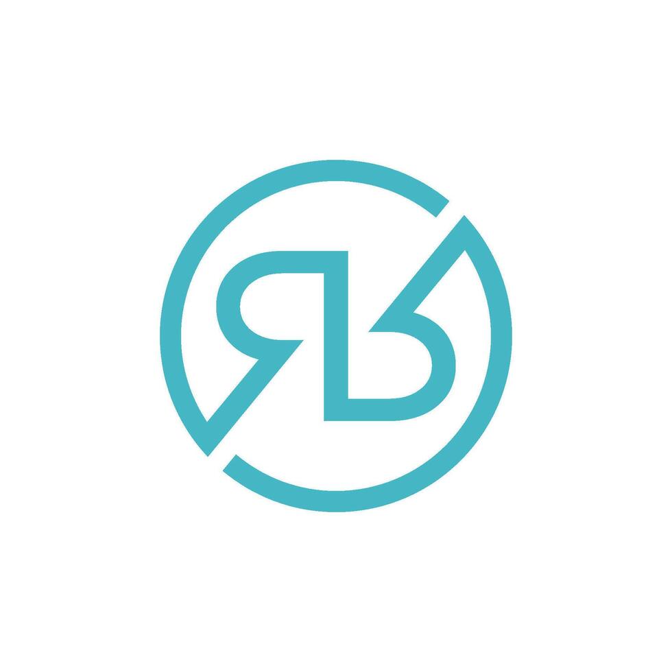 R R Letter Logo Template Illustration Design. EPS 10. vector