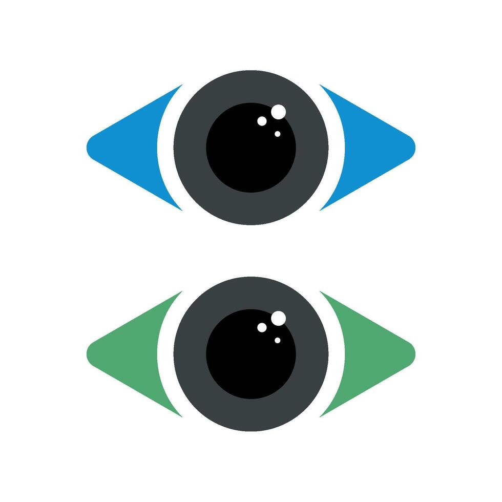 Set Eye Care Logo Template Illustration Design. EPS 10. vector
