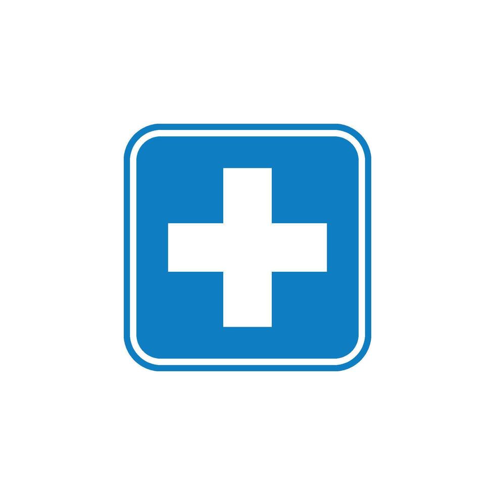 Icon Template - Hospital Illustration Design. EPS 10. vector