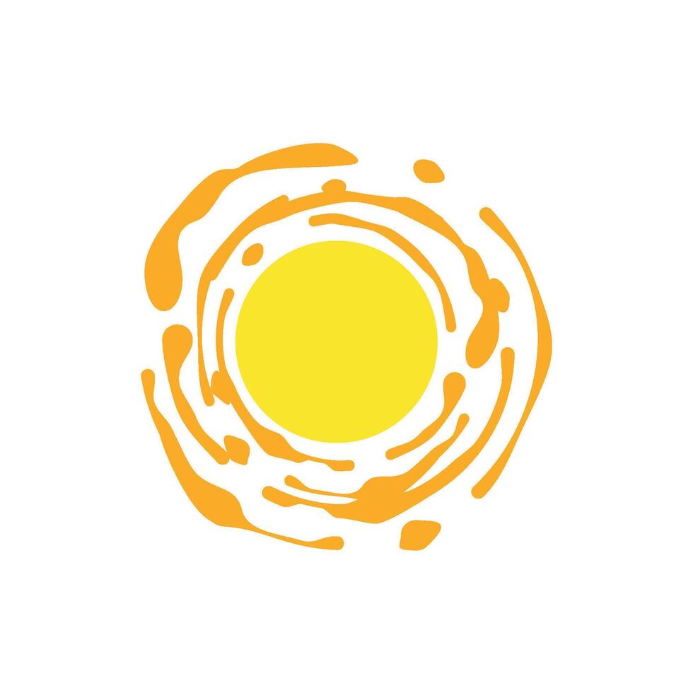 Abstract Sun Logo Template Illustration Design. EPS 10. vector
