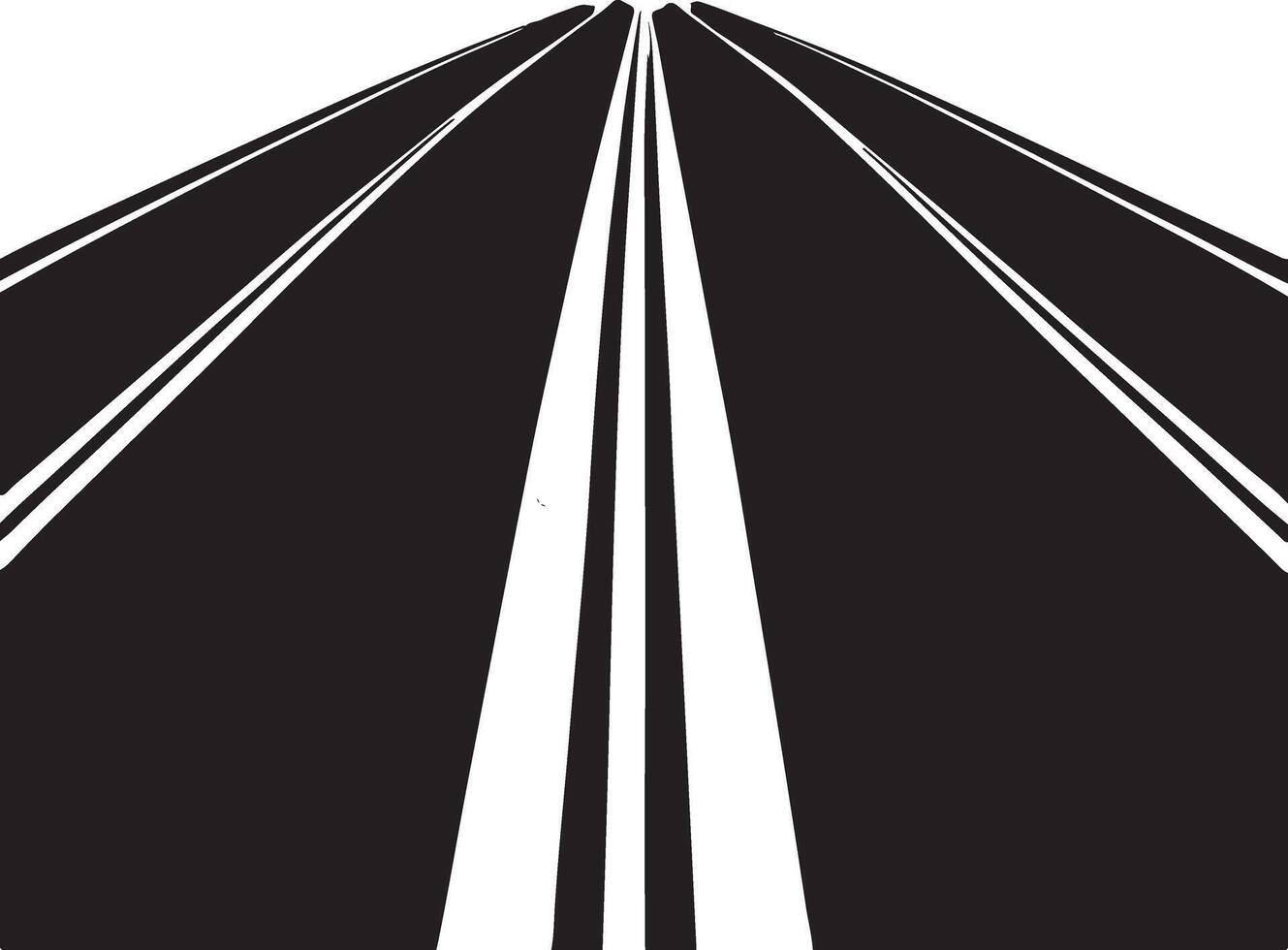 Black Road art illustration vector