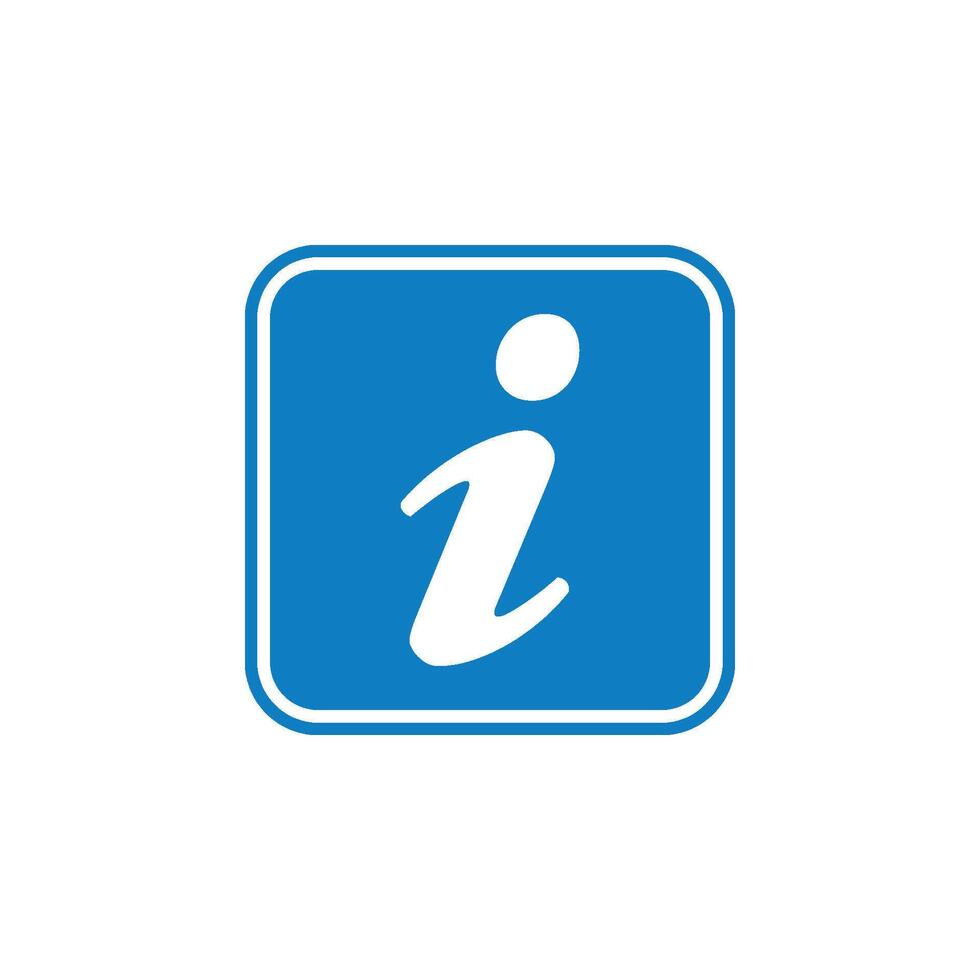 Square Information Icon Sign Illustration Design. EPS 10. vector