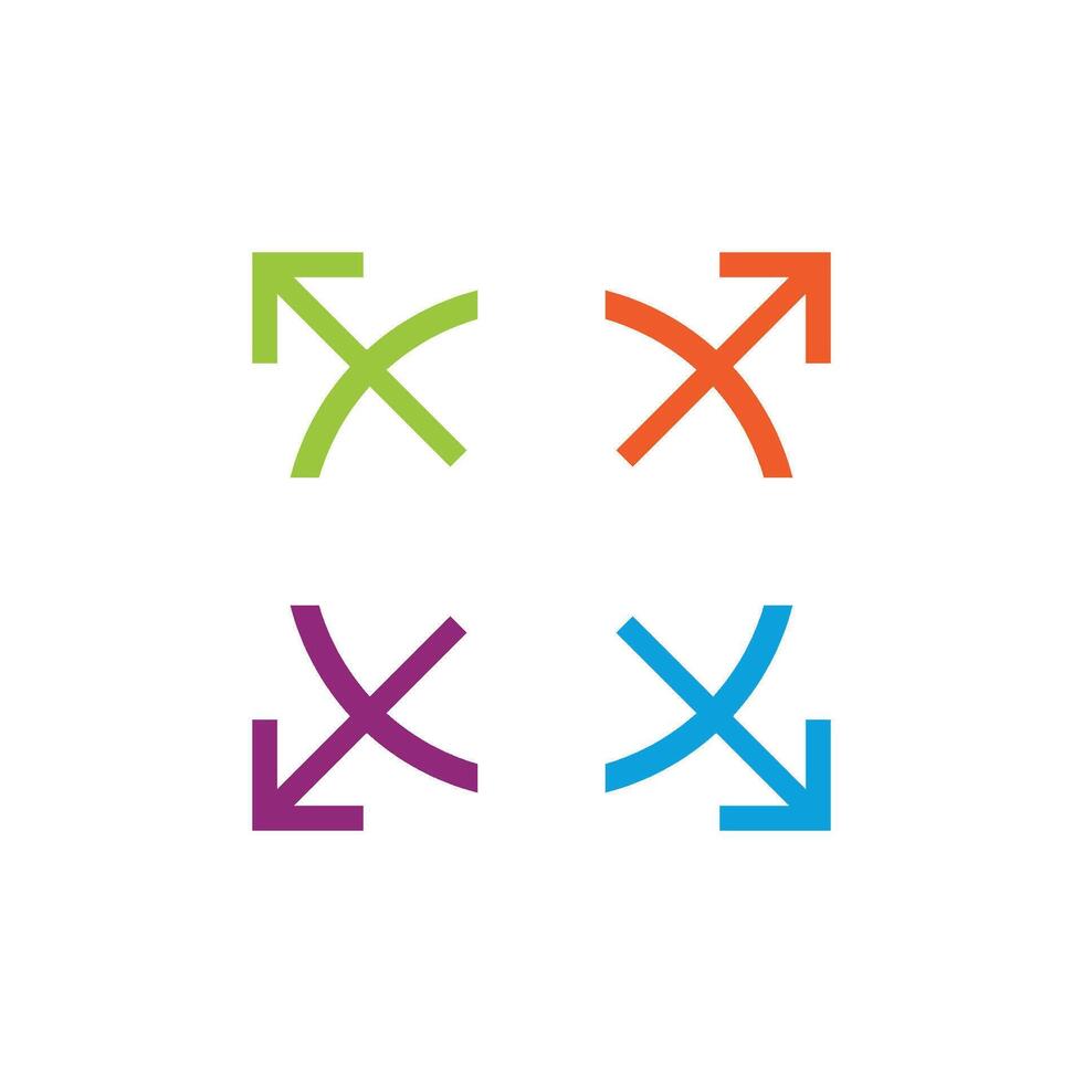 Abstract Circle Arrow Logo Template Illustration Design. EPS 10. vector