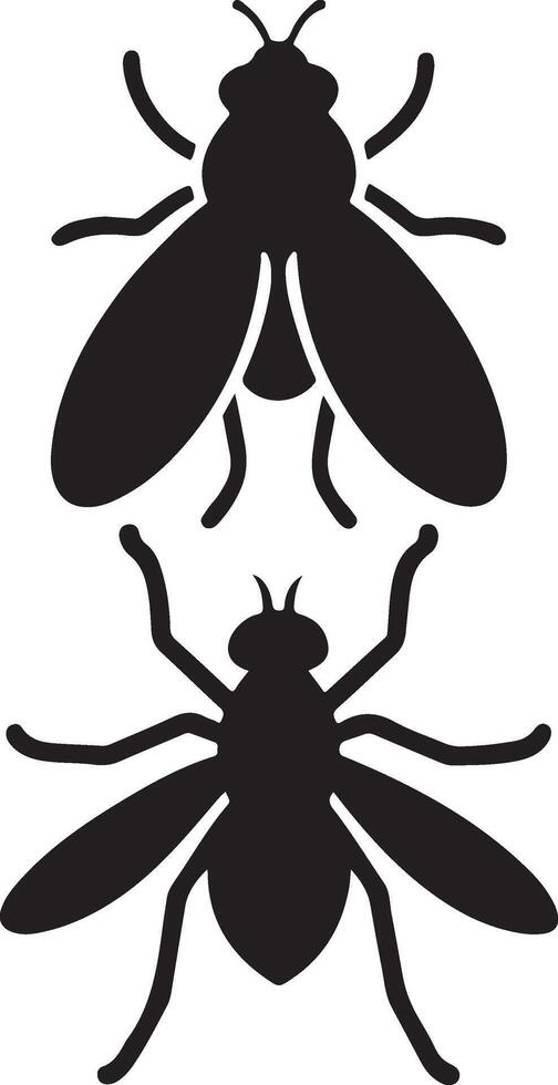 black color fly icon design vector